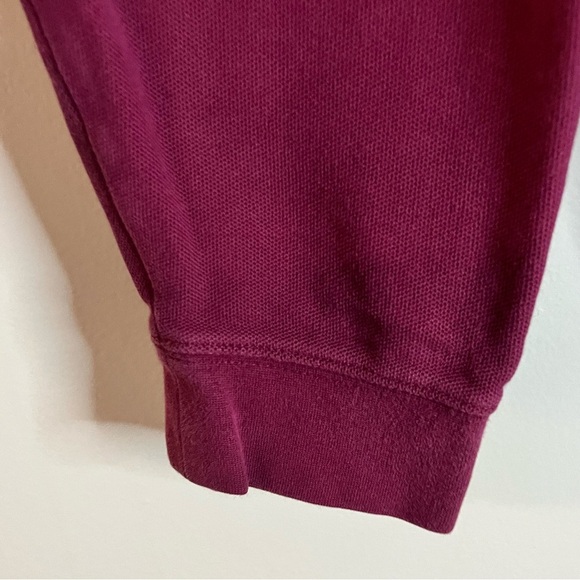 L.L. Bean Burgundy Long-Sleeve Polo Shirt Men’s Large 100% Cotton Classic Fit - Picture 11 of 16